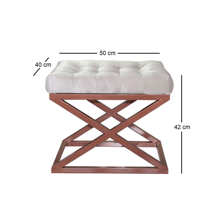 Atelier Del Sofa Capraz - Cobre, Blanco